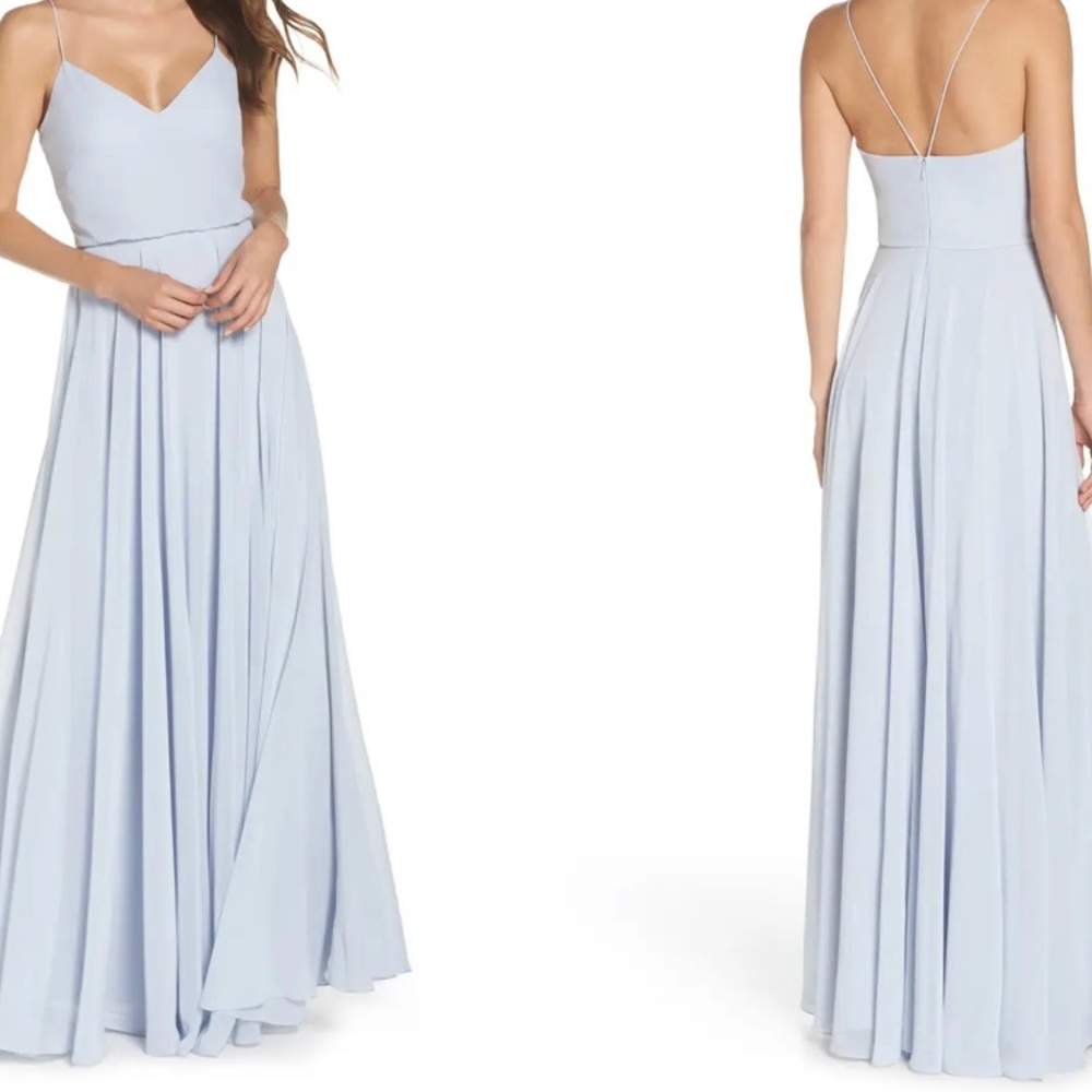 Jenny Yoo Inesse Bridesmaid Dress - Whisper Blue